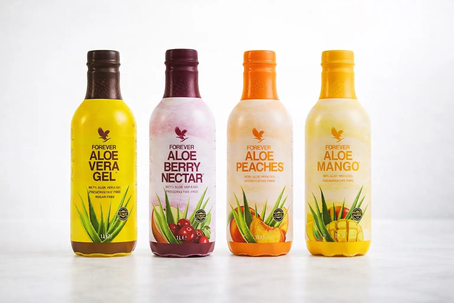 Štyri varianty Forever Aloe v balení Mix