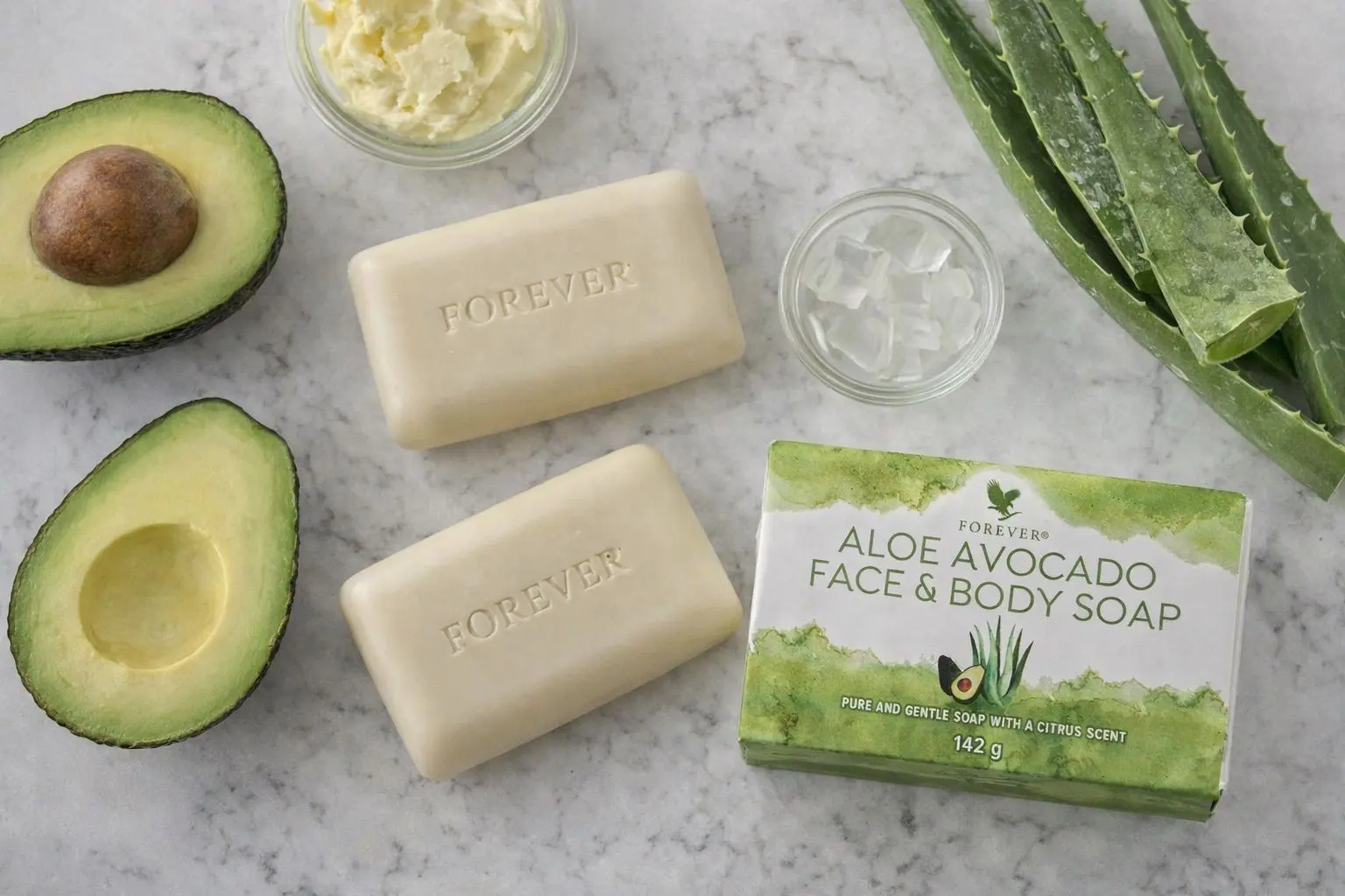 Aloe Avocado Face & Body Soap – doplnková fotografia
