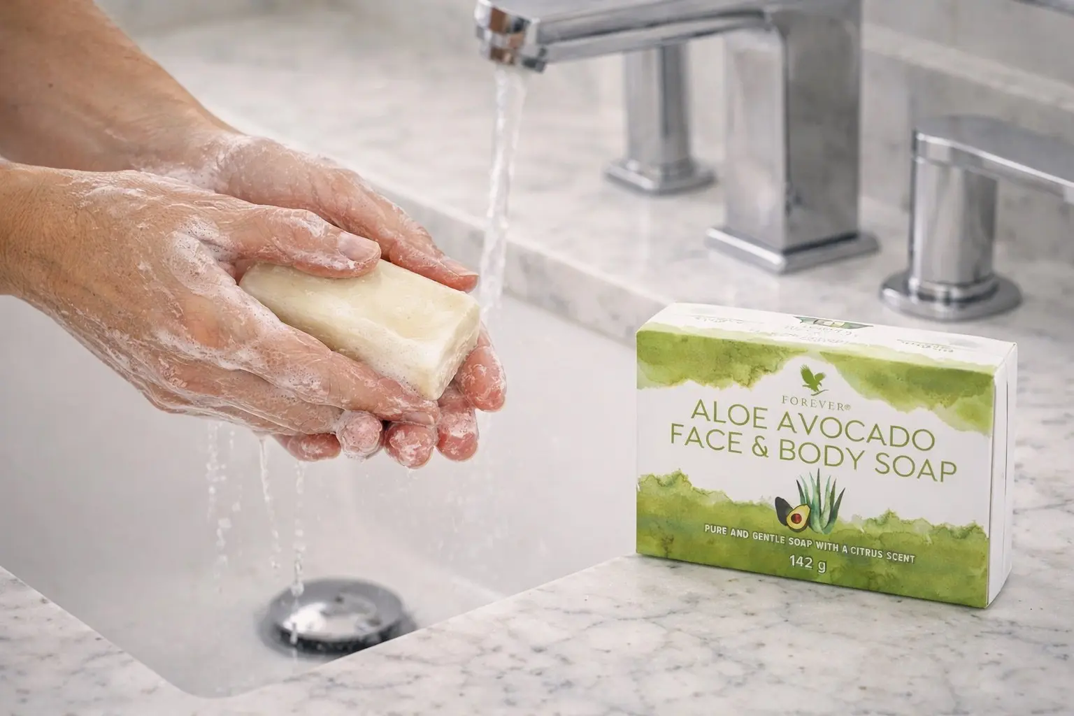 Aloe Avocado Face & Body Soap – doplnková fotografia