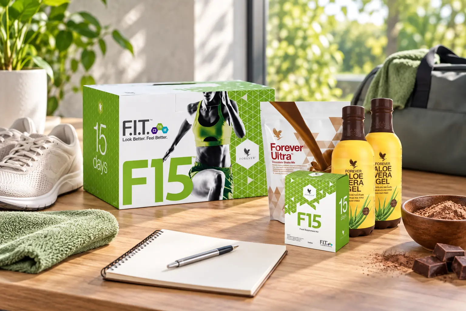 F15 Beginner Chocolate v produktovej scéne a scéne z bežného života