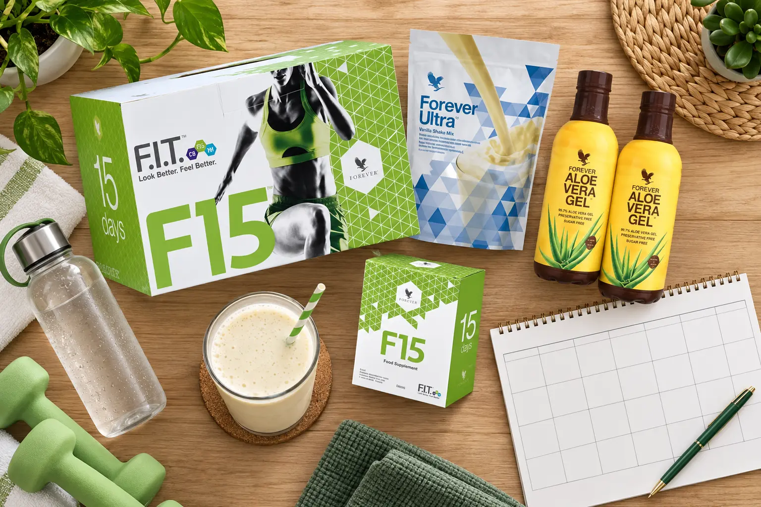 F15 Intermediate Vanilla v produktovej scéne a scéne z bežného života