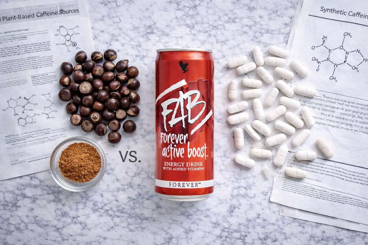 FAB Energy Drink a porovnanie zdrojov kofeínu