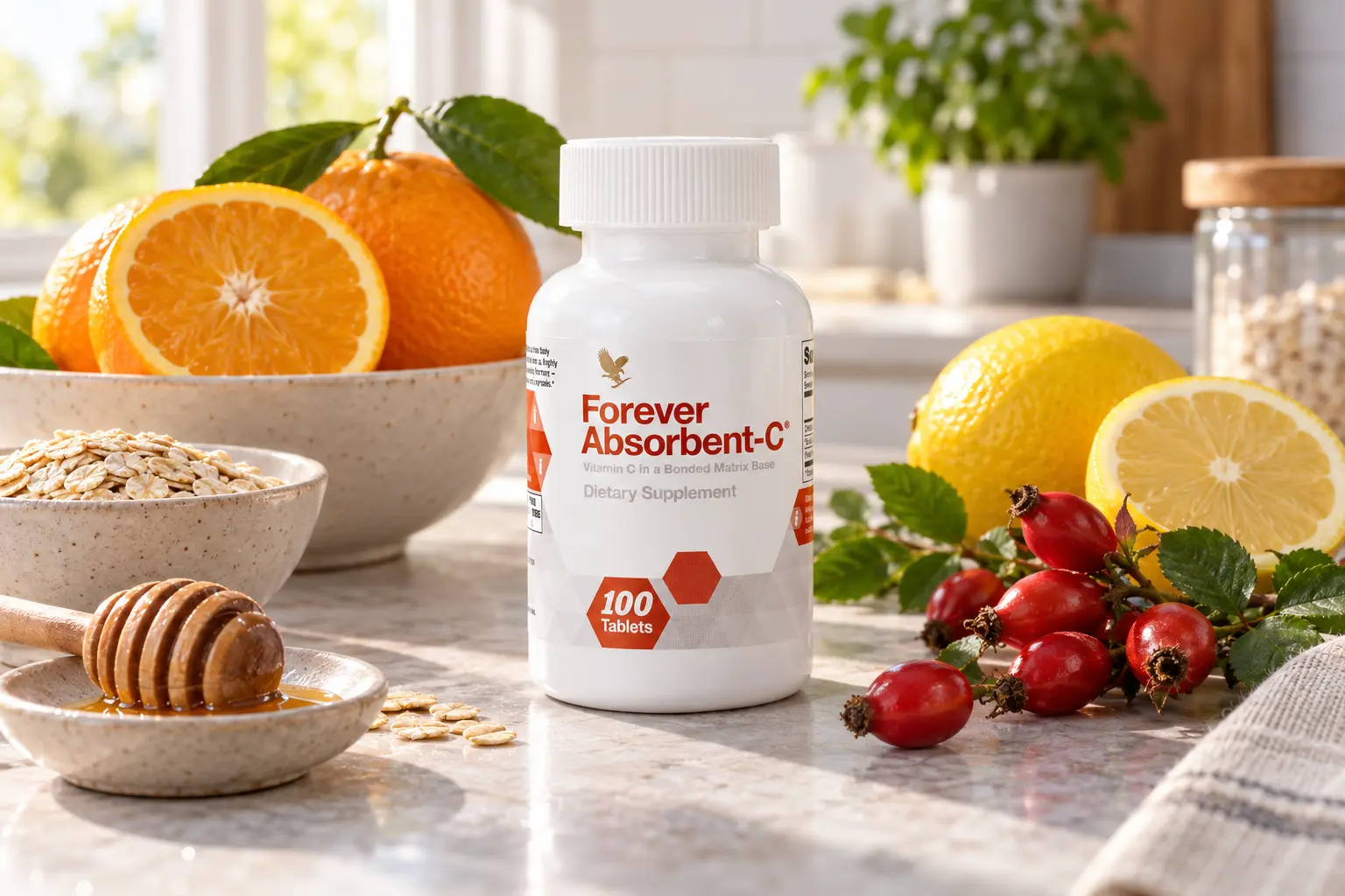 Vitamín C a Absorbent-C: zdroje, funkcie a používanie