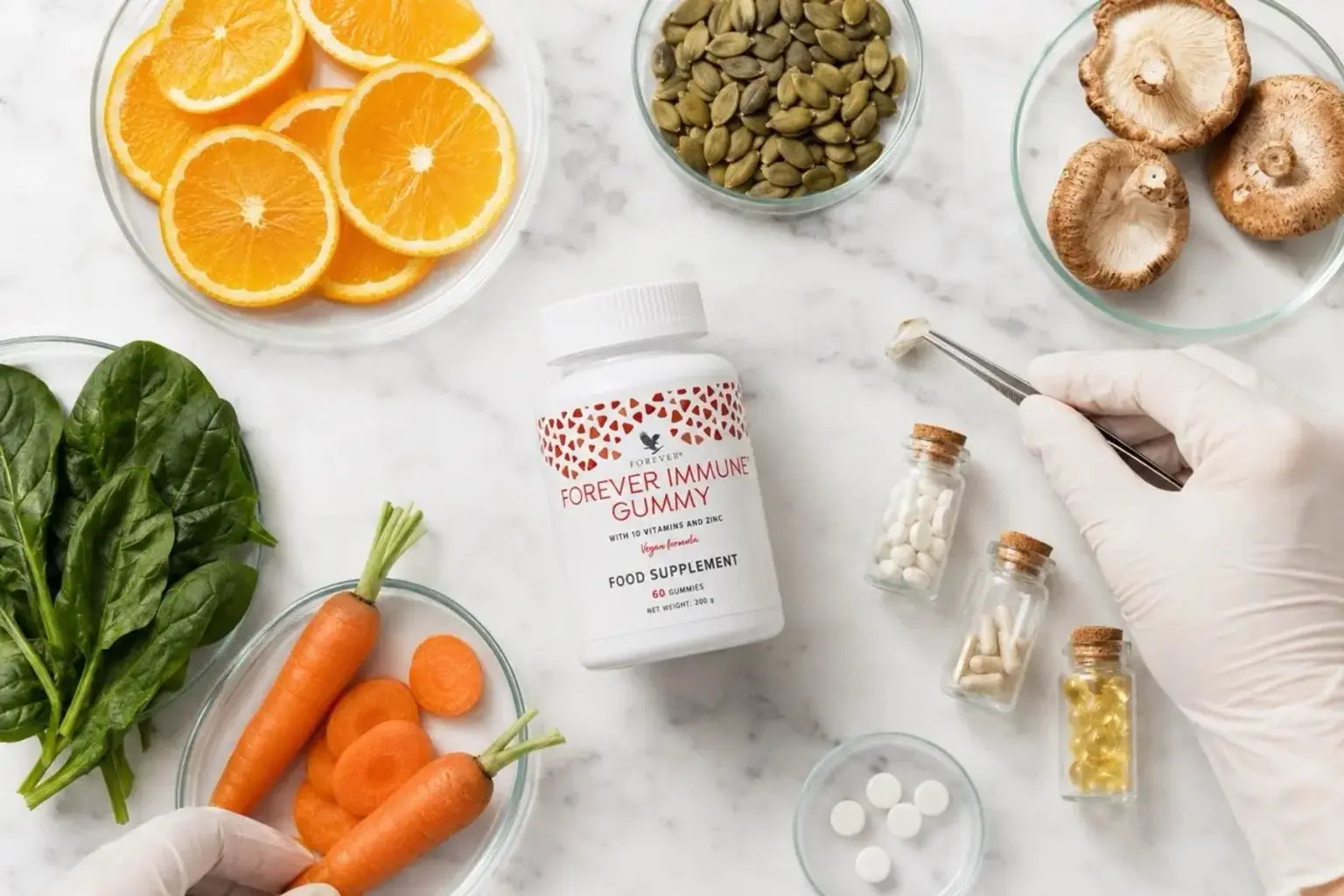 Forever Immune Gummy: vitamíny a zinok v žuvacej forme