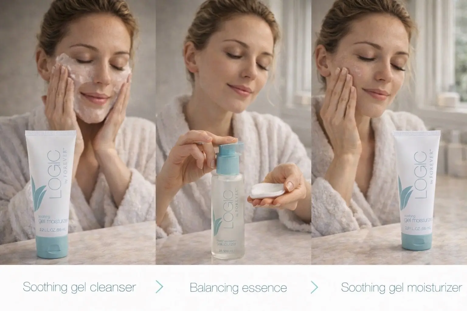 LOGIC Soothing Gel Moisturizer – doplnková fotografia