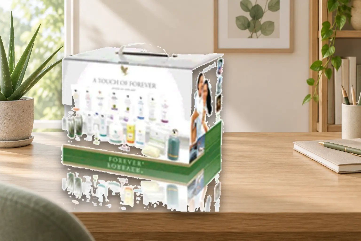 Test Pack v prirodzenej scéne zo života